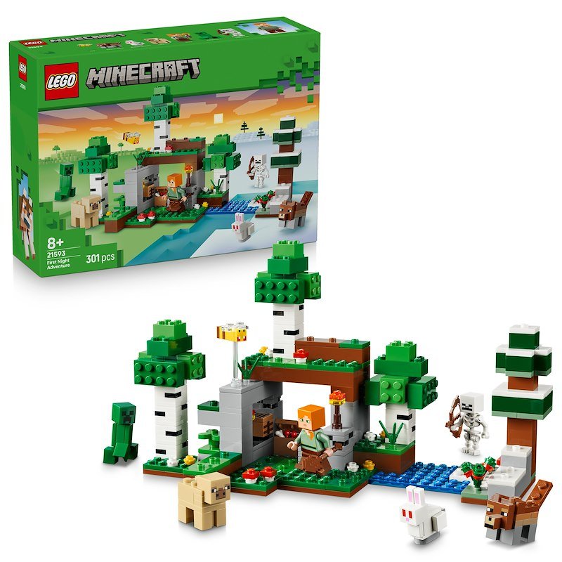 Lego® Minecraft Avventura della prima notte 21593