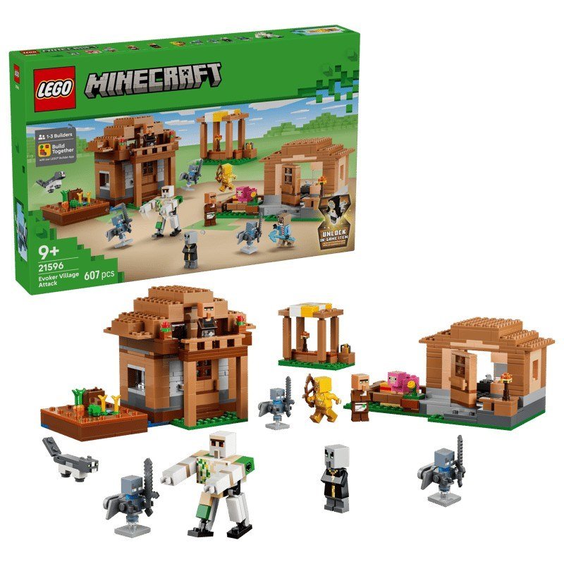 Lego® Minecraft Attacco al villaggio dell’Evocatore 21596