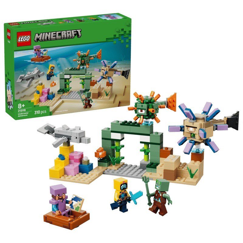 Lego® Minecraft Avventura subacquea 21598