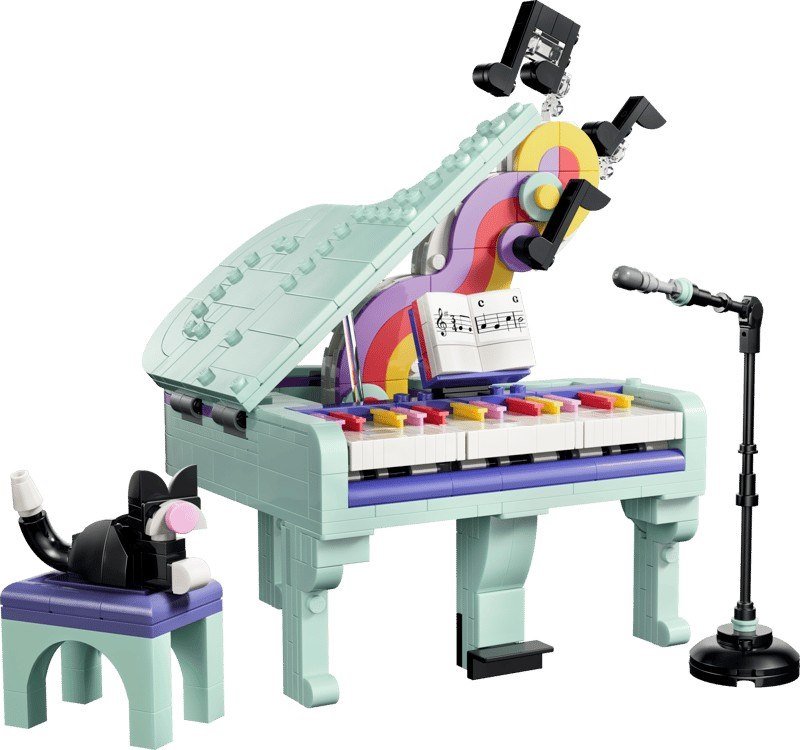 Lego® Creatori 3-in-1 Pianoforte decorativo con gatto 31392