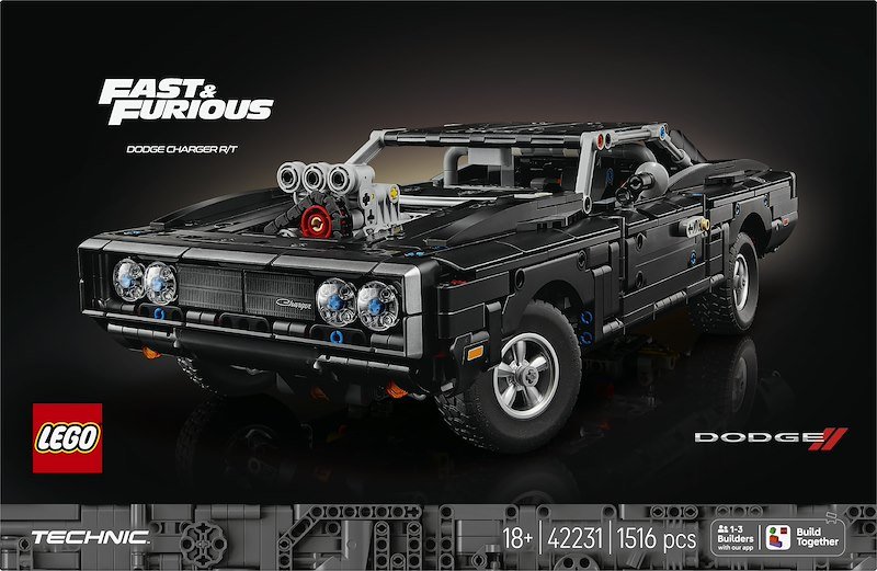 Lego® Technic Auto Dodge Charger R/T Fast and Furious 42231