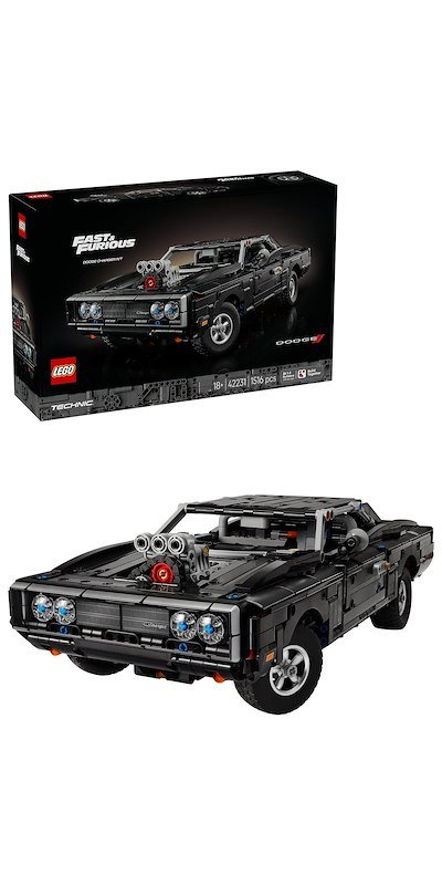 Lego® Technic Auto Dodge Charger R/T Fast and Furious 42231