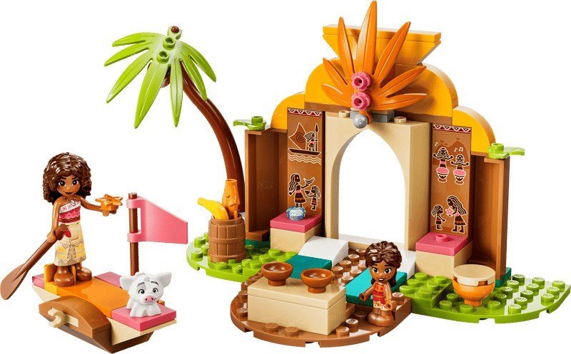 Lego® Disney Oceania Casa del villaggio e barca 43282