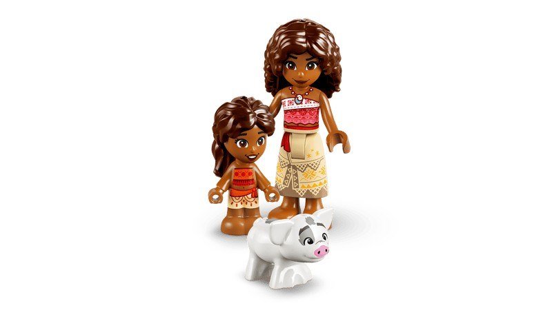 Lego® Disney Oceania Casa del villaggio e barca 43282