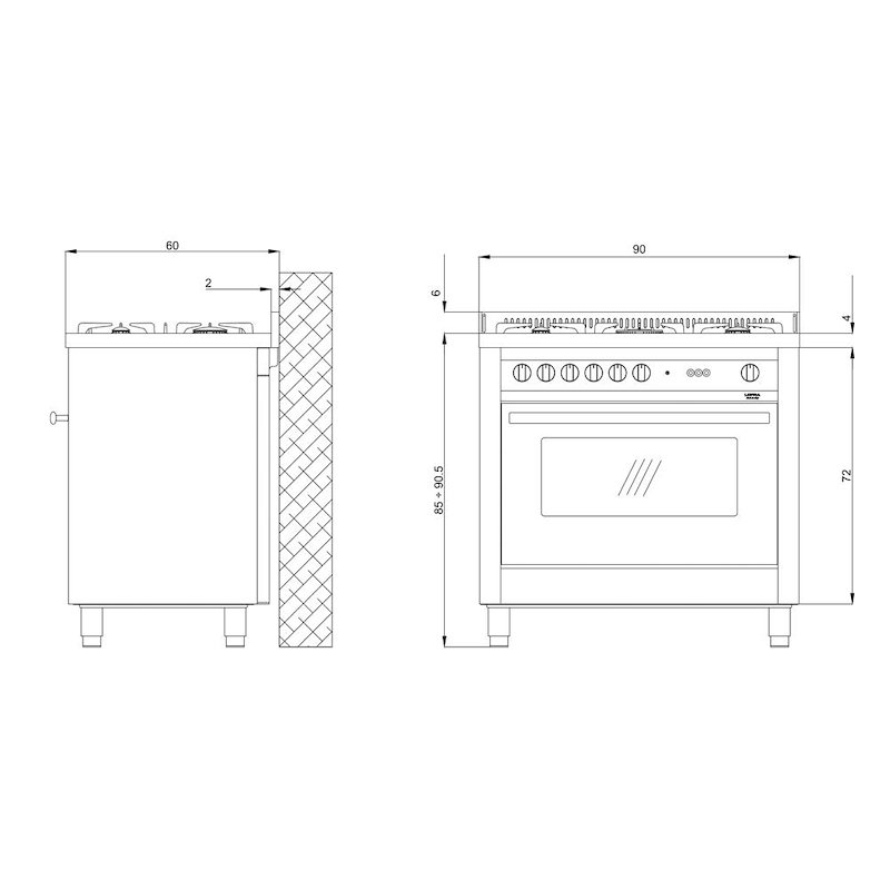 Lofra - Maxima Ix Mg96mf/ci
