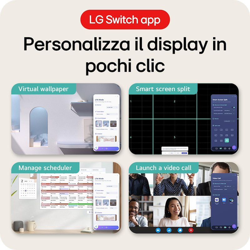 Lg Monitor 27" 27us550 Bianco