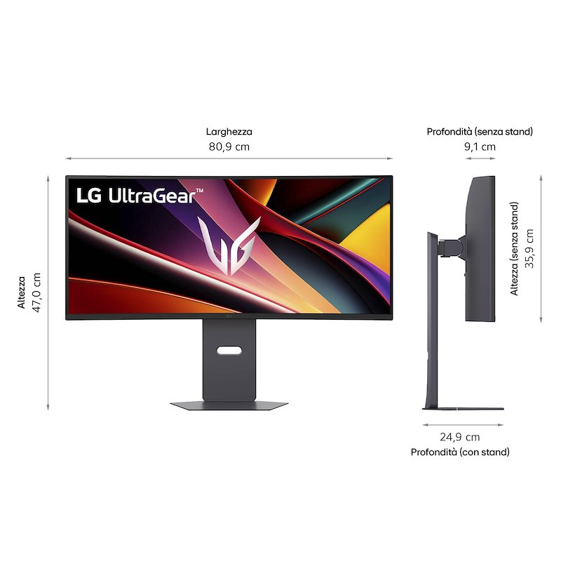 Lg Monitor gaming 34g600a-b Nero