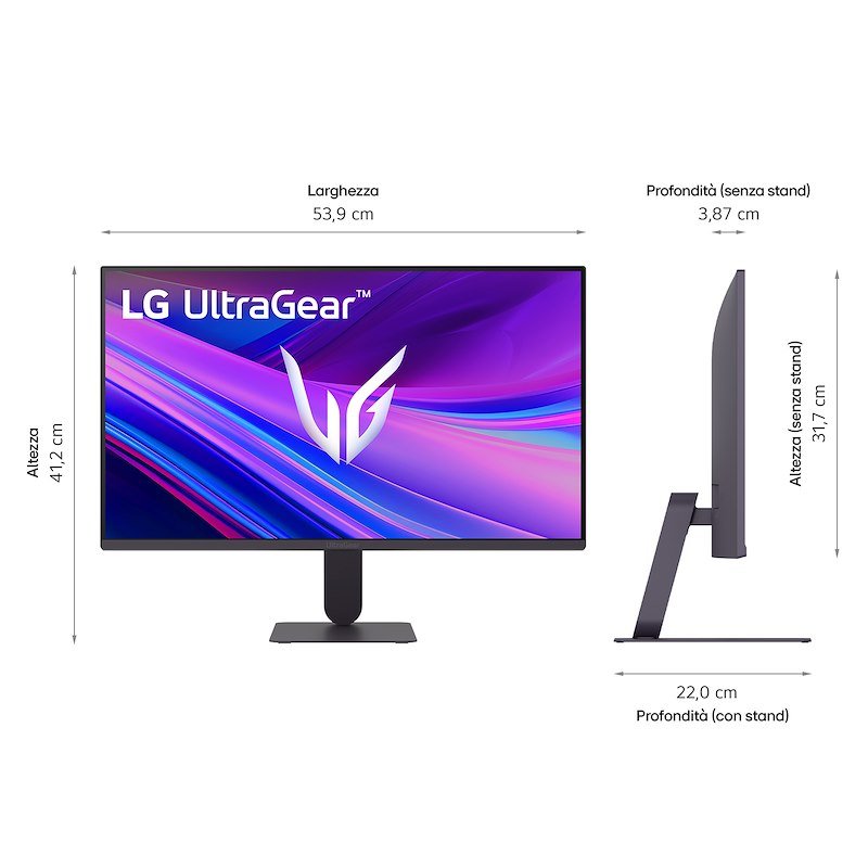 Lg Monitor Gaming 24" 24g411a-b.aeu Nero