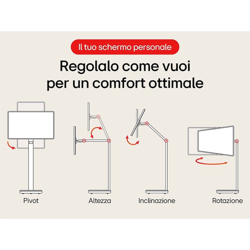 Lg monitor 32" Swing 32U889SA Bianco