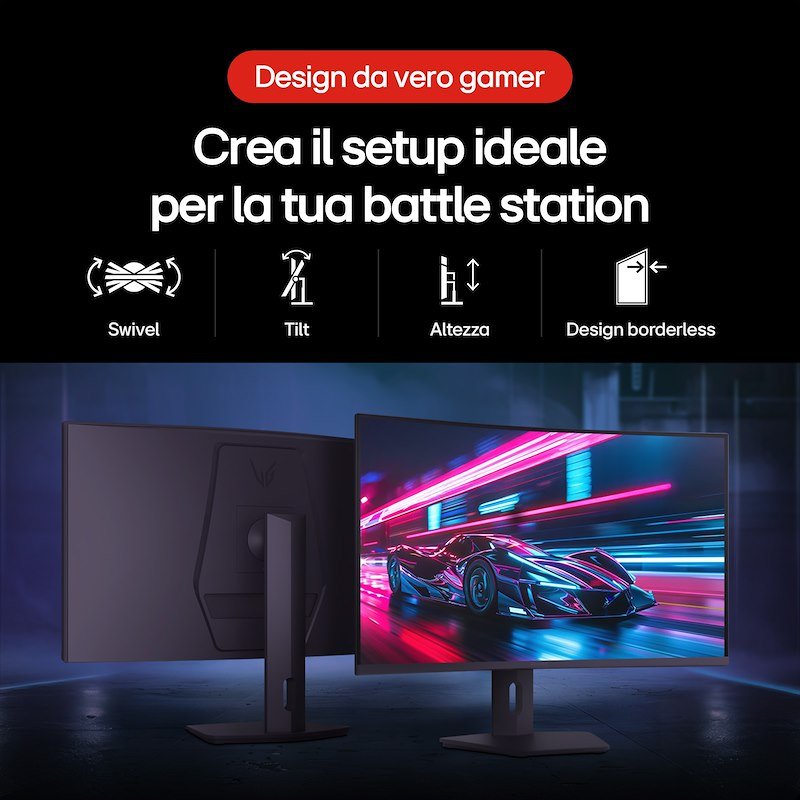 Lg Monitor Gaming 32" QHD ULTRAGEAR  32g600a-b.aeuq Nero