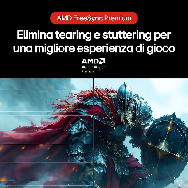 Lg Monitor Gaming 32" QHD ULTRAGEAR  32g600a-b.aeuq Nero