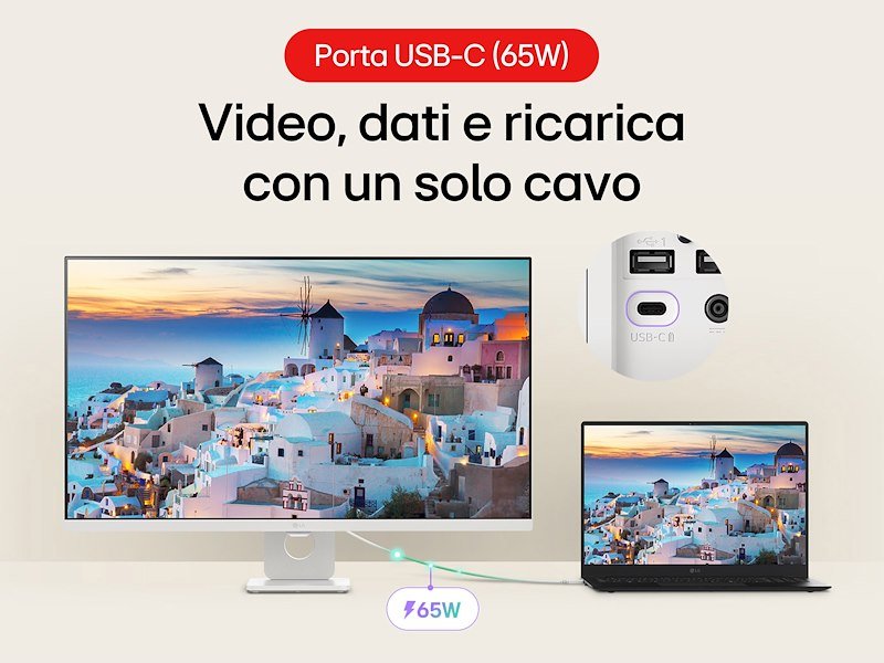 Lg Monitor Smart LCD 32" 4K 32u721sa-w.aeu