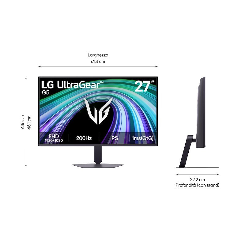 Lg Monitor Gaming 27" UltraGear 27g523b-b.aeu