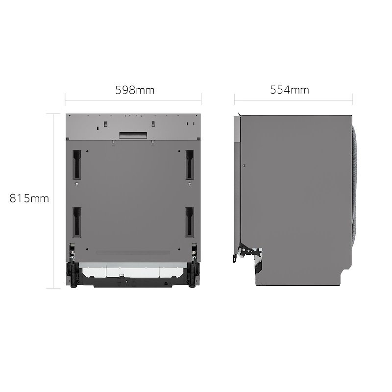 Lg Lavastoviglie a Incasso QUADWASH DB597TXS Noble Steel