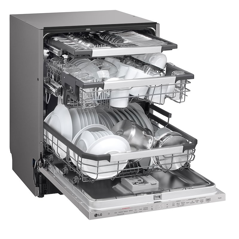 Lg Lavastoviglie a Incasso QUADWASH DB597TXS Noble Steel
