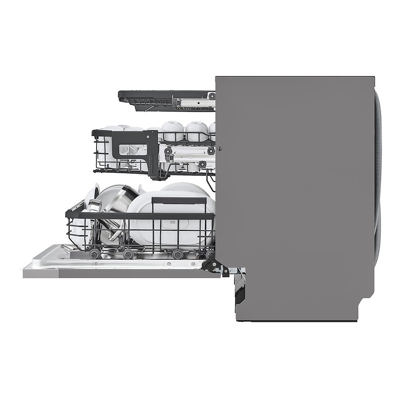 Lg Lavastoviglie a Incasso QUADWASH DB597TXS Noble Steel
