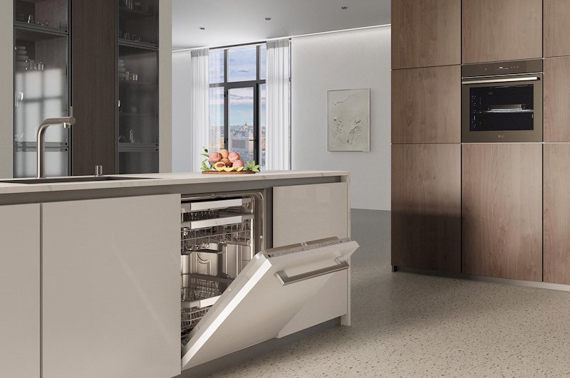 Lg Lavastoviglie a Incasso QUADWASH DB597TXS Noble Steel