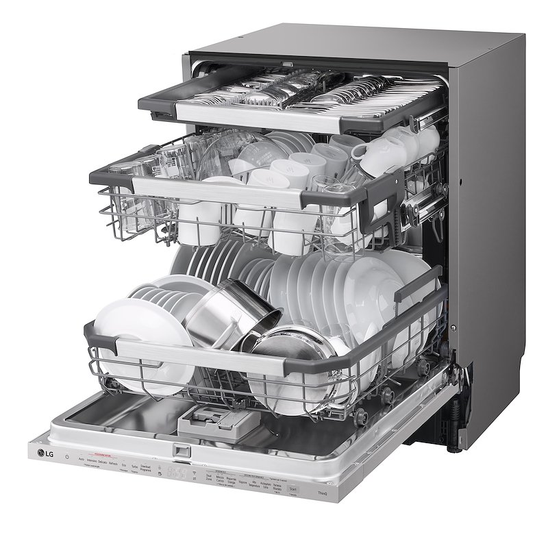 Lg Lavastoviglie a Incasso QUADWASH DB597TXS Noble Steel