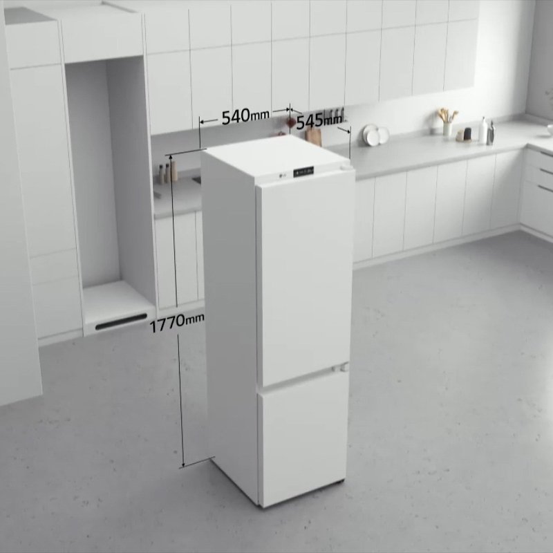 Lg Frigorifero Incasso Gtfn256set white