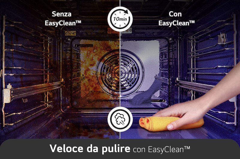 Lgi Incasso Forno a vapore Instaview Ws9d7651ws