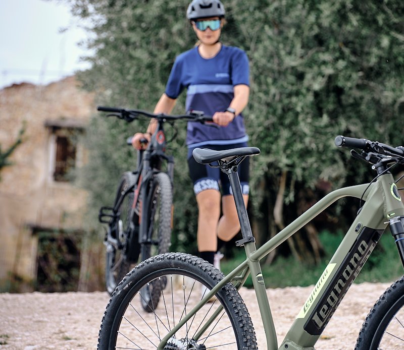 Legnano E-BIKE MTB FUOCO MAMBA TAGLIA 45 nero