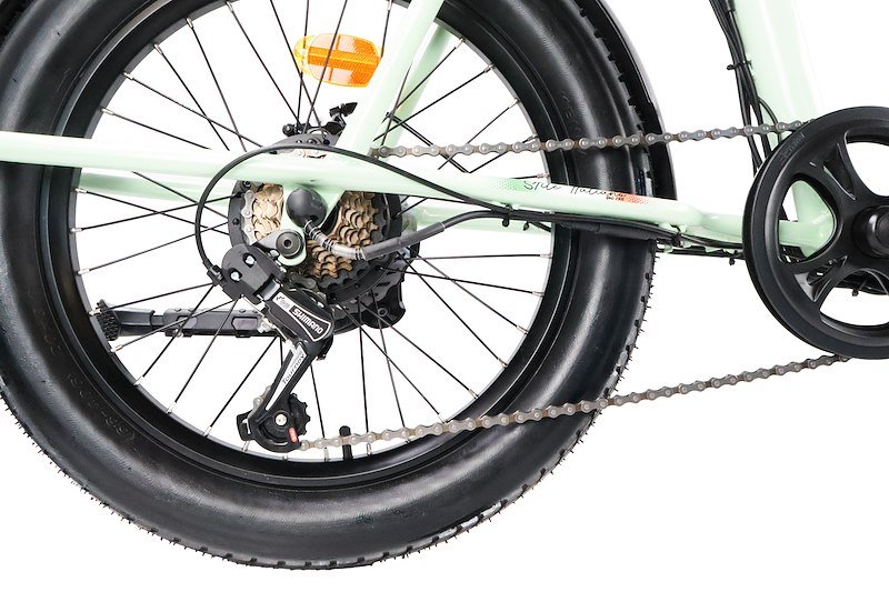 Legnano E-Bike Family Cargo Pieghevole 20” Atlas Flex Verde Pastello