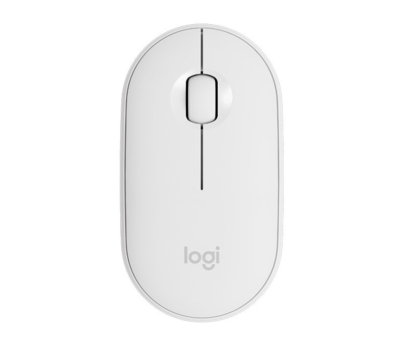 Logitech Mouse M350 Pebble Wireless Mouse 2 OffWhite