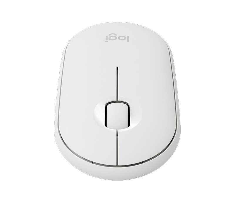 Logitech Mouse M350 Pebble Wireless Mouse 2 OffWhite