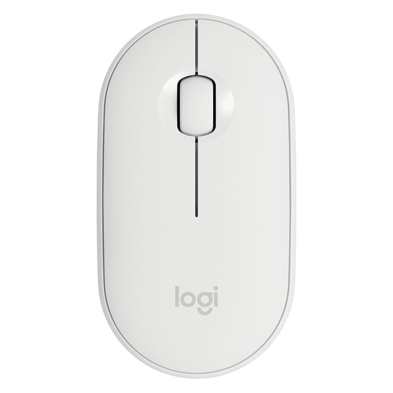 Logitech Mouse M350 Pebble Wireless Mouse 2 OffWhite