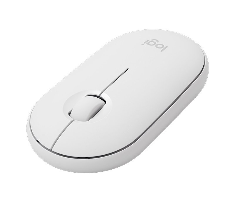 Logitech Mouse M350 Pebble Wireless Mouse 2 OffWhite