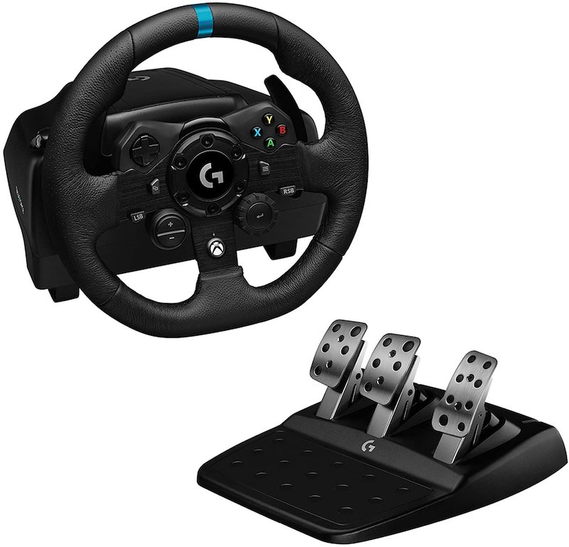Logitech Volante + Pedaliera - G923 Racing Wheel