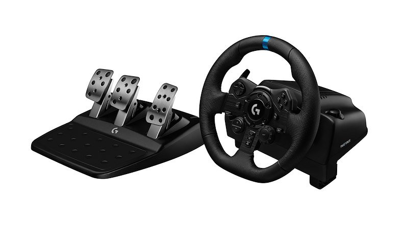 Logitech Volante da corsa e pedali G923 SE (PS5/PS4/PC) + leva del cambio Driving Force Nero