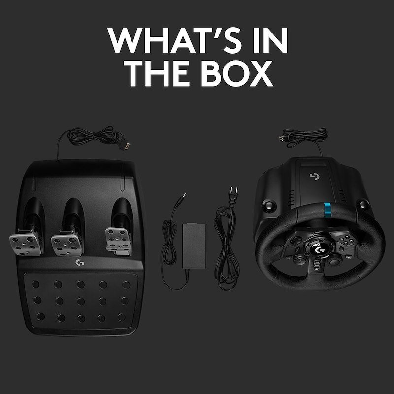 Logitech Volante da corsa e pedali G923 SE (PS5/PS4/PC) + leva del cambio Driving Force Nero