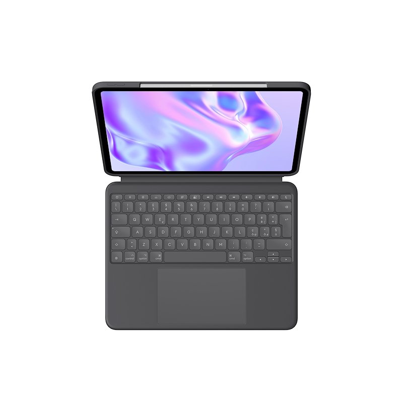 Logitech Combo Touch Custodia Con Tastiera Per IPad Pro 13″ M4 (2024) – Tastiera Retroilluminata Staccabile E Kickstand Multiangolo