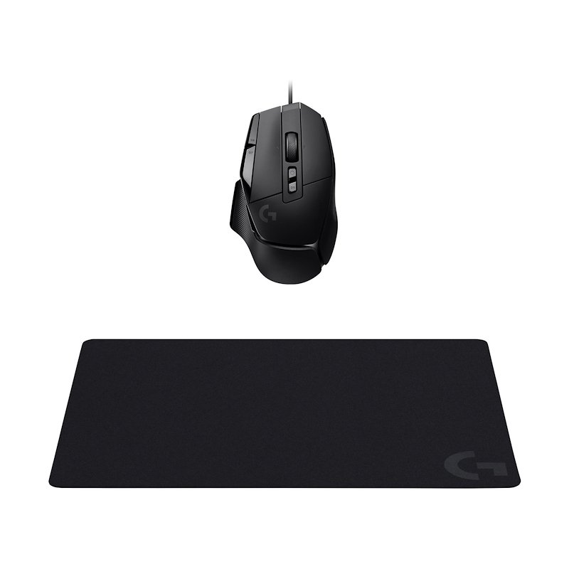 Logitech mouse gaming G G502 X + G240 nero