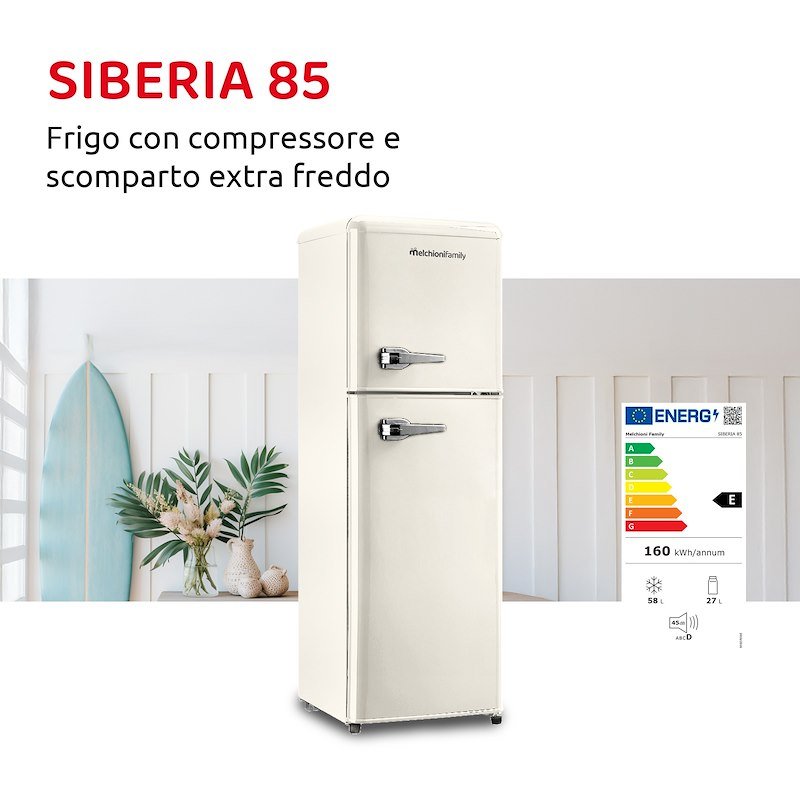 Melchioni Frigorifero Siberia 86 Panna