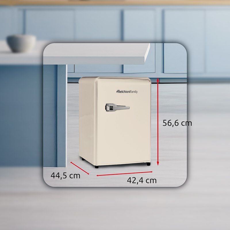 Melchioni Frigorifero SottoTavolo Siberia 45L Panna