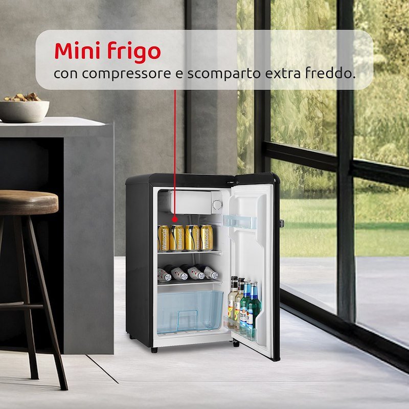 Melchioni Frigorifero SottoTavolo Siberia 45L Nero