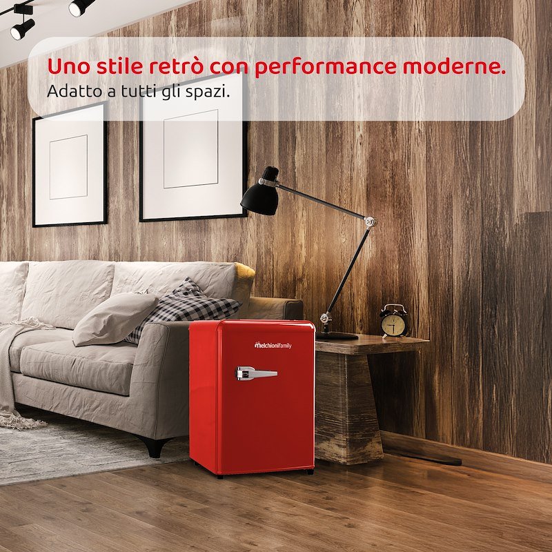 Melchioni Frigorifero SottoTavolo Siberia 45L Rosso