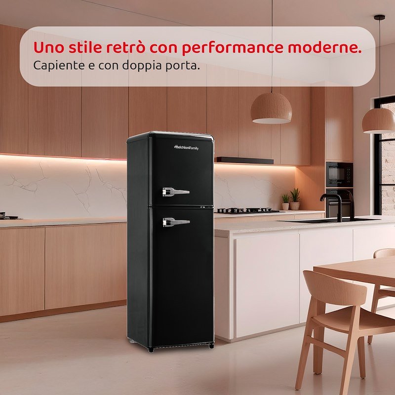 Melchioni Frigorifero Combinato Siberia 85L Nero