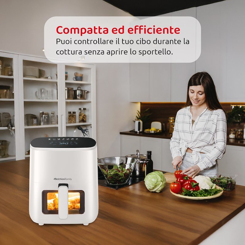 Melchioni Friggitrice ad aria 5L Marianna New White