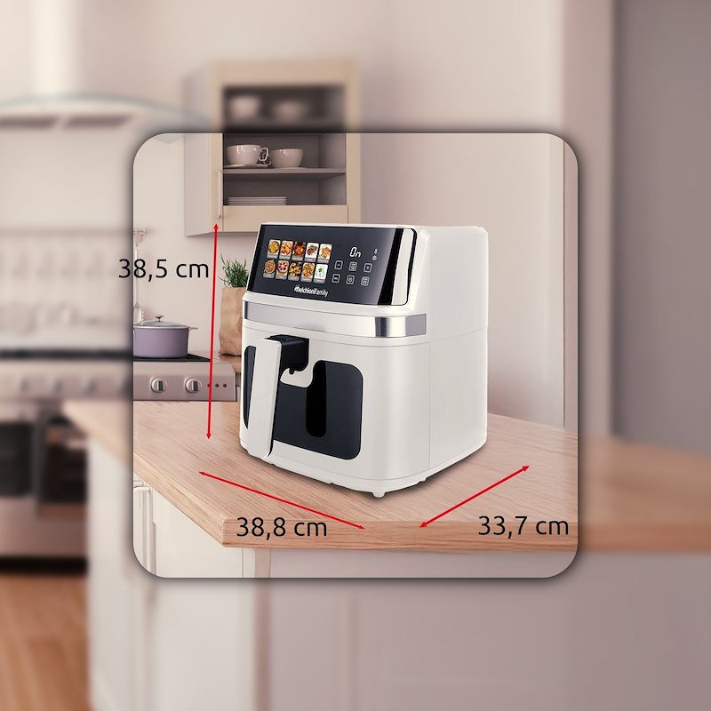 Melchioni Friggitrice ad Aria 8L Gaia Plus Bianco