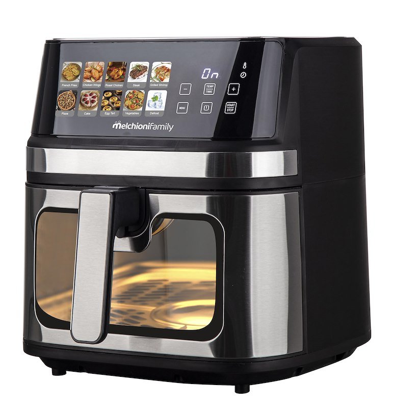 Melchioni Friggitrice ad Aria 8L Gaia Plus Nero