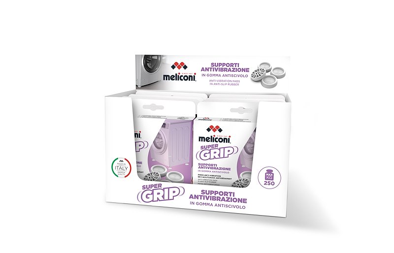 Meliconi Supporti Antivibrazione 4Pz per Lavatrice 656102