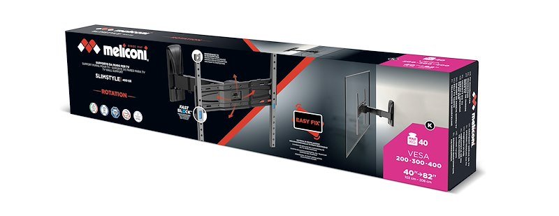 Meliconi Staffa TV 40" - 82" SlimStyle Plus 400 SR