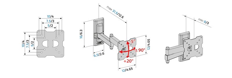 Meliconi Supporto TV Flatstyle Fdr100 It 580460