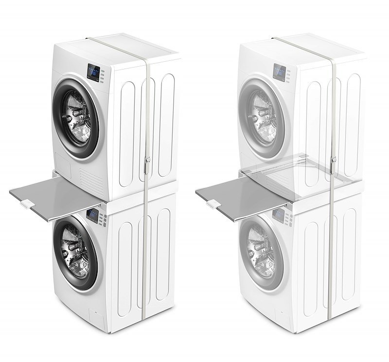 Meliconi Kit Sovrapposizione Universale Lavatrice-Asciugatrice Torre Pro L60 656114