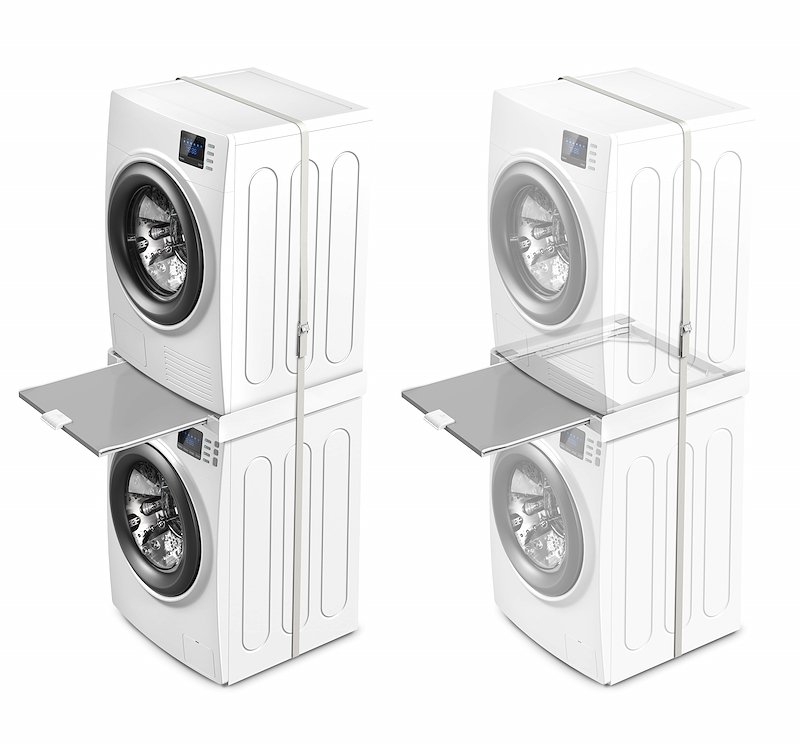 Meliconi Kit Sovrapposizione Universale Lavatrice-Asciugatrice Torre Pro L60 656114