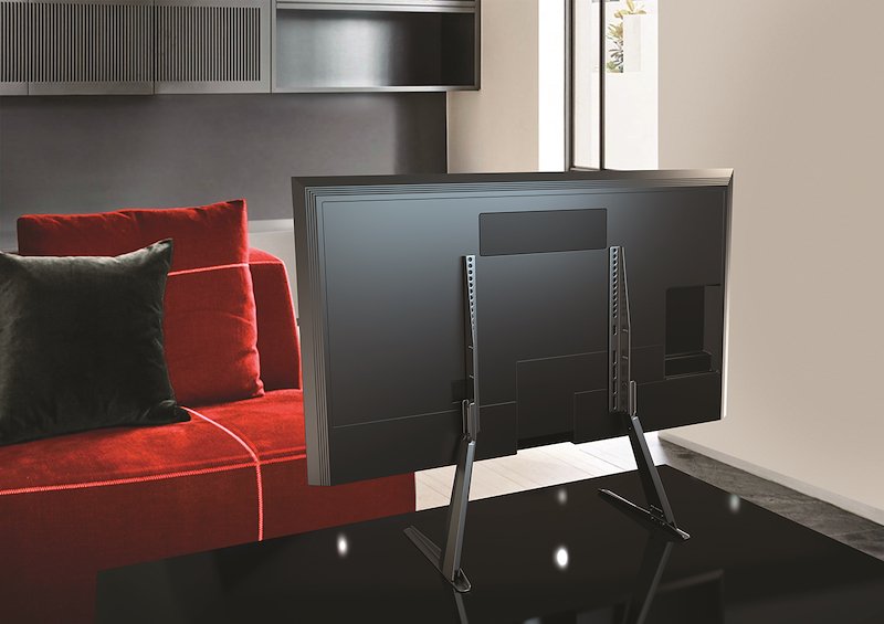 Meliconi Supporto TV Feet 600 Metallo nero opaco