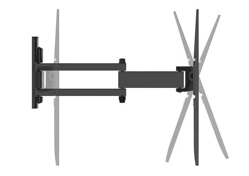 Meliconi Supporto TV Flatstyle FDR 600 Metallo Nero